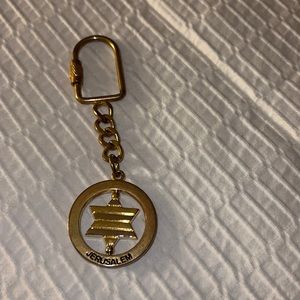 Star of David / Jerusalem keychain